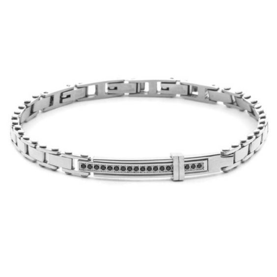 Bracciale 4US: Cesare Paciotti Uomo in Acciaio 4UBR8453 - 4UBR8453
